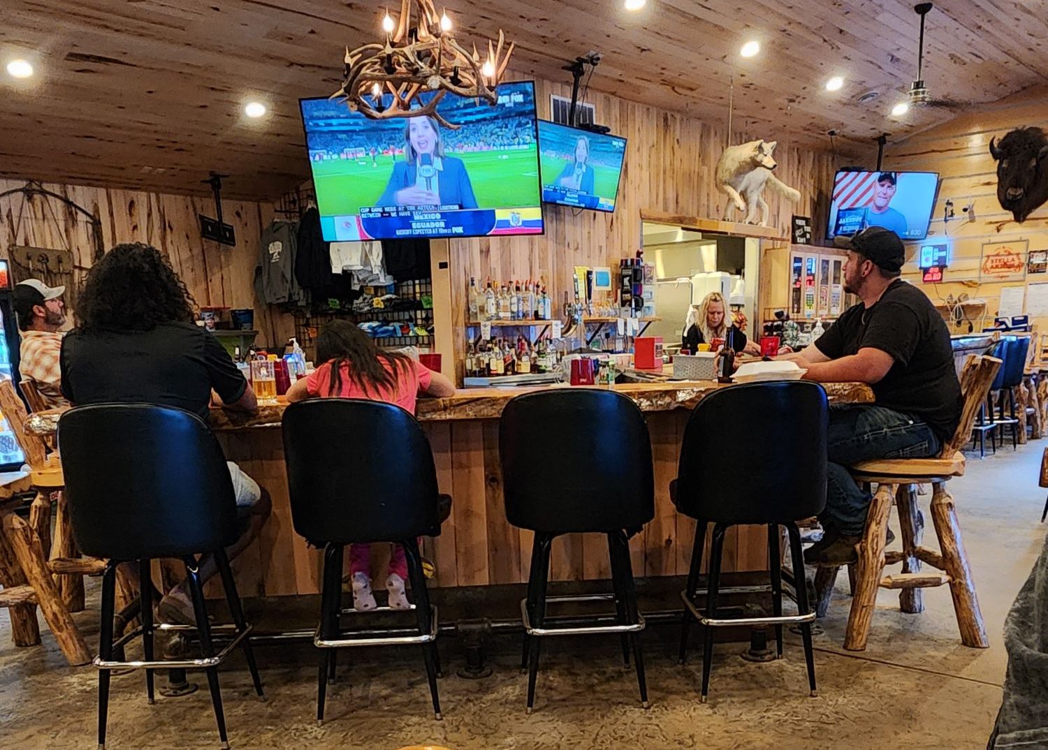 Small bar in northern MN with World Cup on TV