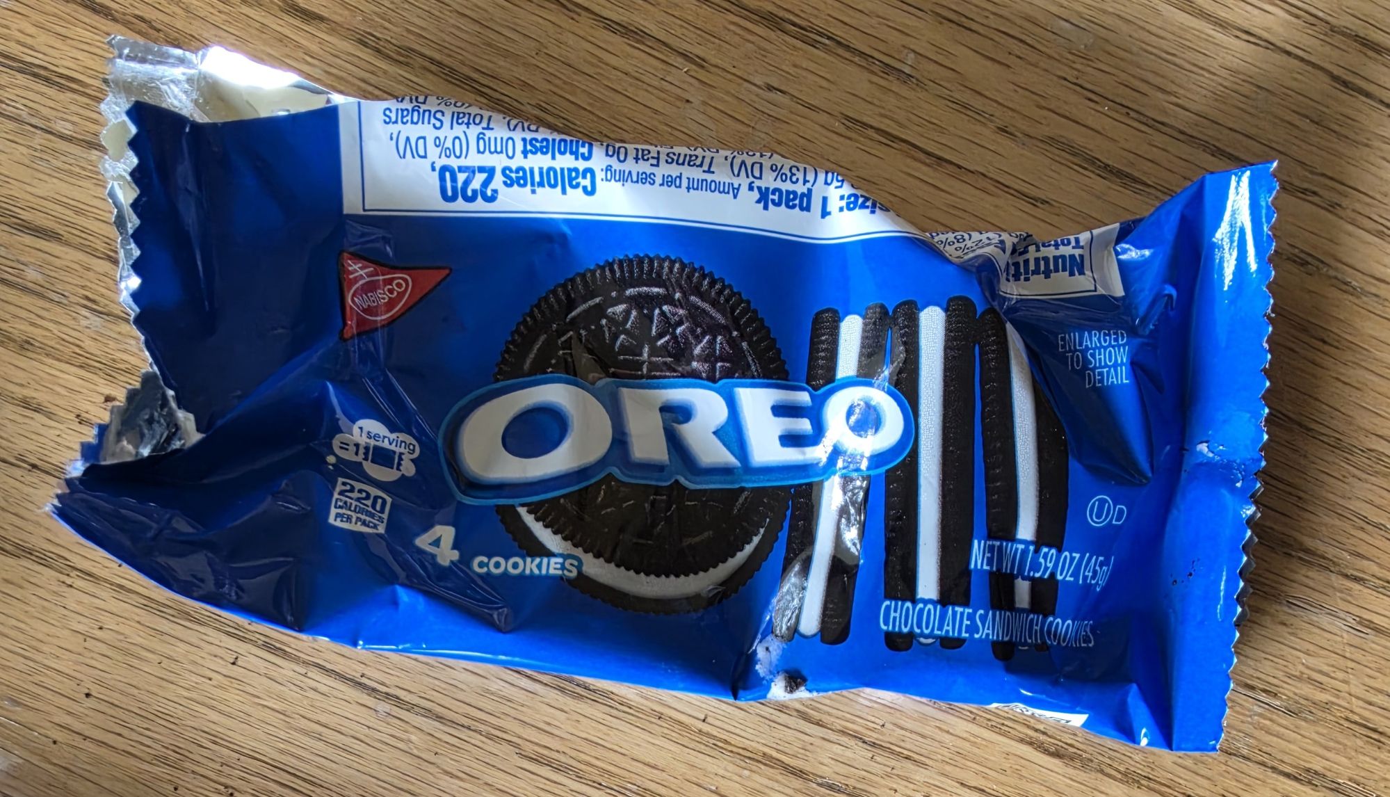 package of Oreos